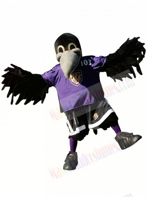 Sporty Lightweight Raven Mascot Costume 