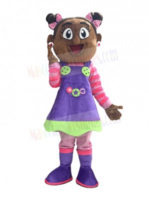 Girl mascot costume