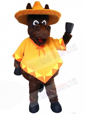 Horse mascot costume