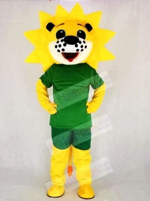 Cute Sunshine Flower Lion Mascot Costume School 	