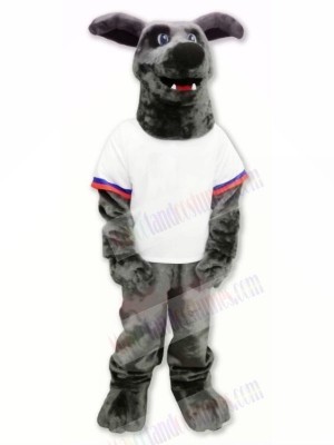 Whippet Dog in T-shirt Mascot Costumes Cartoon