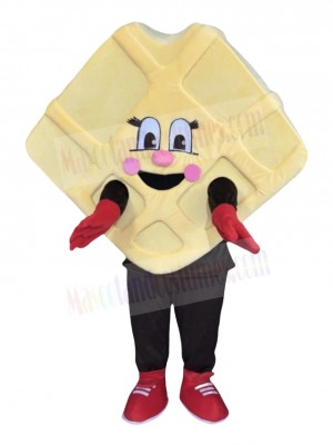 Waffle mascot costume