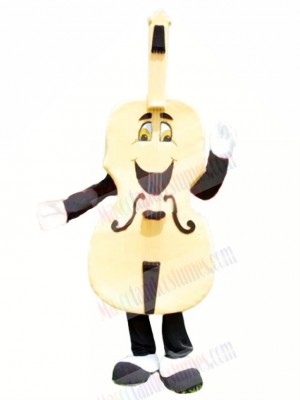 Funny Guitar Mascot Costume Cartoon 