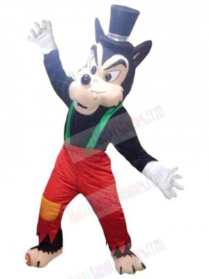 Wolf mascot costume