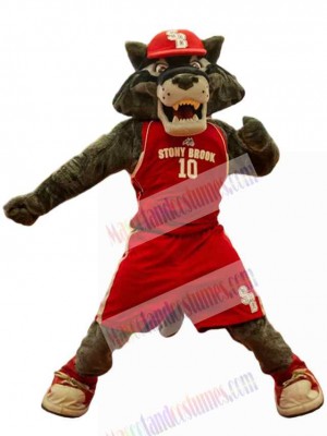 Wolf mascot costume