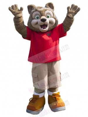 Wolf mascot costume