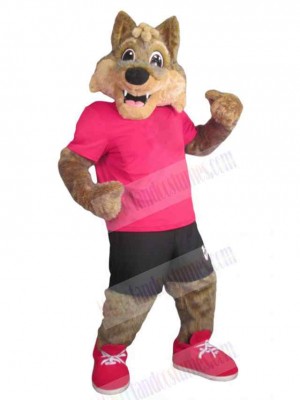 Wolf mascot costume