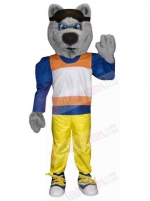 Wolf mascot costume