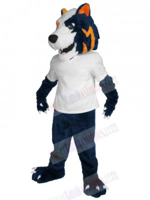 Wolf mascot costume