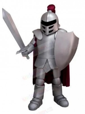 spartan knight mascot costume