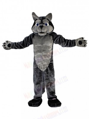 wolf mascot costume