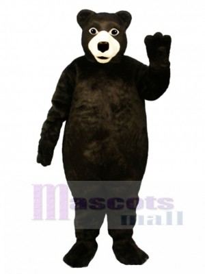 Fat Brown Bear Mascot Costume