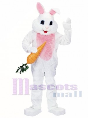 Easter White Bunny Mascot Costume