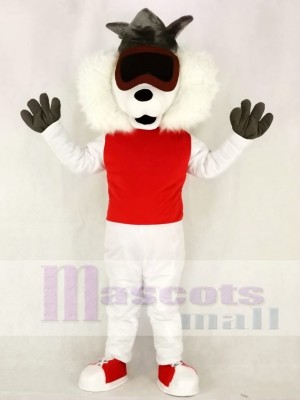 Red Vest Alley Cat Mascot Costumes Animal