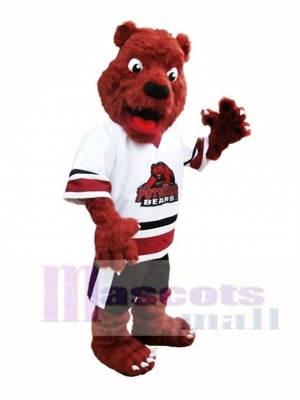 Rust Red Bear Mascot Costume Postdam Bears Mascot Costumes
