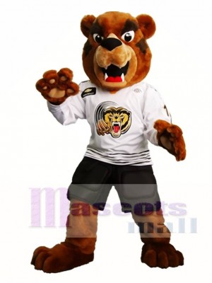 Fierce Brown Bear Mascot Costume Grizzlies Mascot Costumes