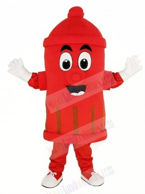 Red Public Utilities Fire Hydrant Mascot Costume