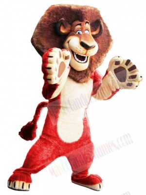 Alex The Lion mascot costume