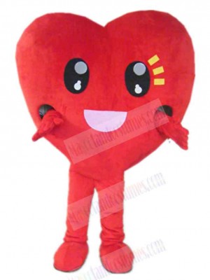 Heart mascot costume