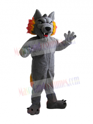 Wolf mascot costume