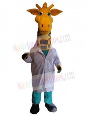 Giraffe mascot costume