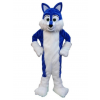 Royal Blue Husky Dog Plush Mascot Costume Animal