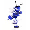 Blue Bee with White Wings Mascot Costumes Animal