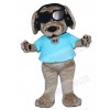DJ the Dog mascot costume