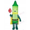 Pea Green Crayon Esteban mascot costume
