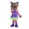 Girl mascot costume
