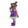 Girl mascot costume