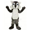 Dark Gray Wolf Mascot Costume Animal