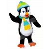 Penguin with Colorful Hat Mascot Costumes Cartoon