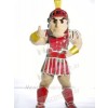 Red Spartan Trojan knight Mascot Costume