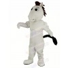 White Mustang Horse Mascot Costume