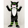 Black Wildcat Mascot Costume School	