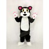 Cute Cat with Green Eyes Mascot Costume Cartoon	