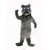 Fierce Grey Bulldog Mascot Costume
