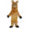 Brown Alpaca Sheep Mascot Costume Animal