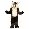 Black & White Wolf Mascot Costume Free Shipping 