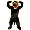 Black Fierce Wolf Wolverine Mascot Costumes 
