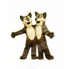 Boy & Girl Wolf Mascot Costumes 