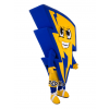 Angular Lightning Mascot Costume