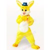 Yellow Rabbit Adult Mascot Costumes Cartoon
