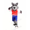 College Wolf Mascot Costumes Cartoon	
