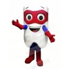 Hero Tooth Mascot Costume Cartoon