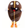 Cute Coffee Bean Mascot Costume Cartoon