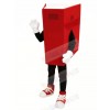 Red Book Mascot Costume Cartoon	