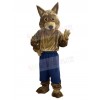 Coyote mascot costume