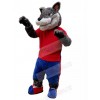 Wolf mascot costume
